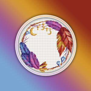 Boho Feather Wreath 2