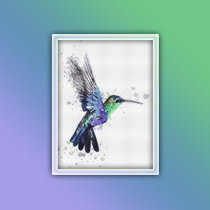 Blue Humming Bird