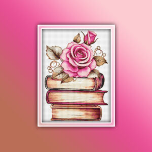 Books with Roses 2
