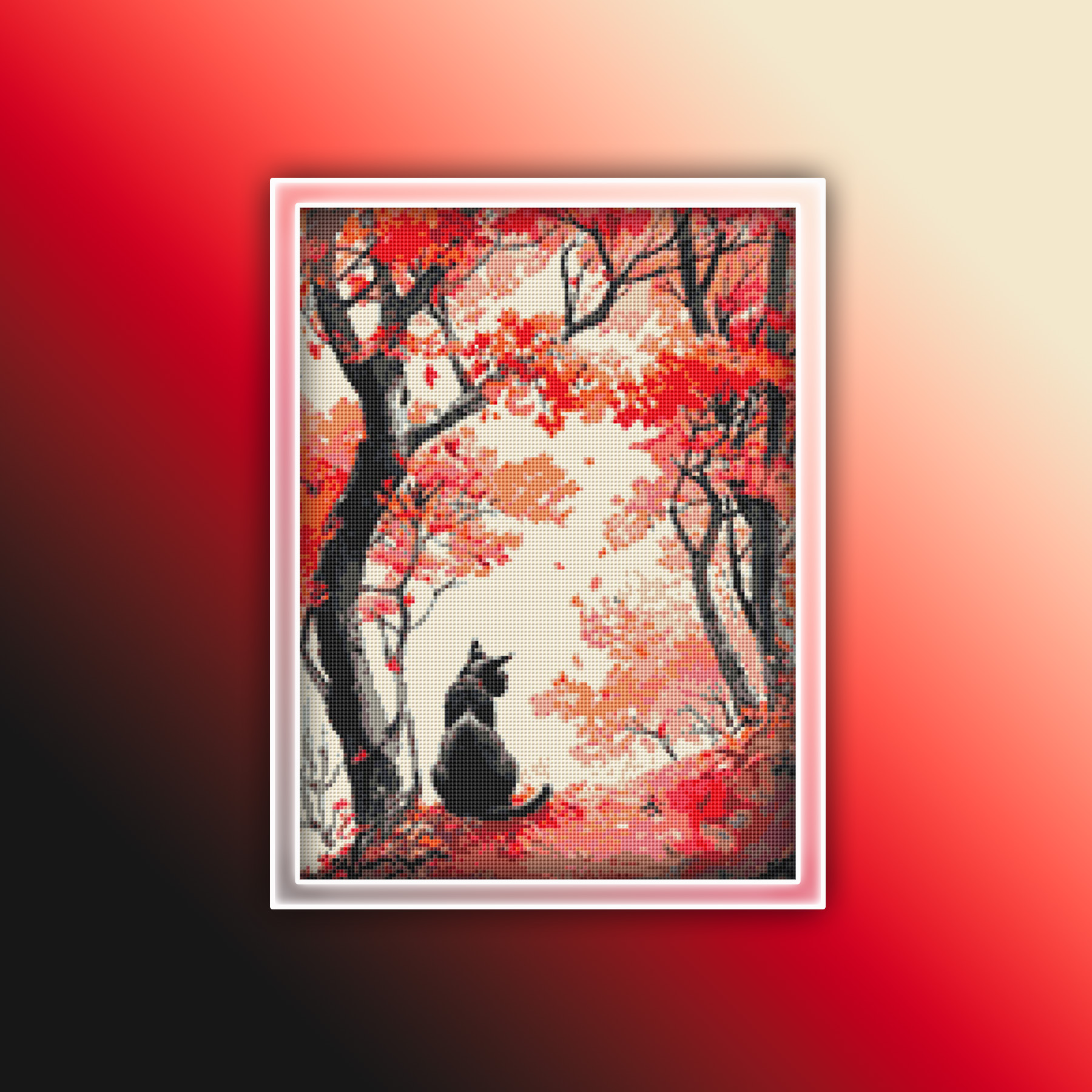 Preview 2020 copy Cat in a Red Forest 1