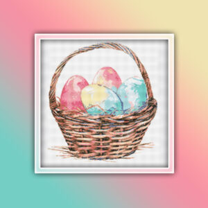 Easter Eggs Basket 1