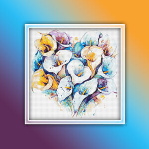 Cala Lillies Heart 1