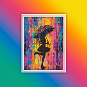 Girl under an Umbrella 1