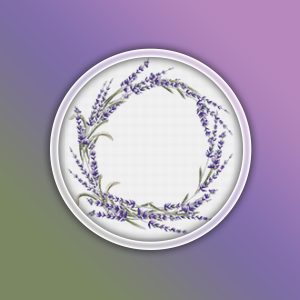 Lavender Wreath 1