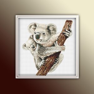 Koala Mother and Baby