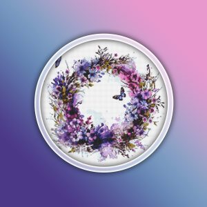 Lavender Wreath 4